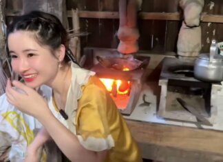 Kiều Thơ thử nấu cơm trong trái dừa và cái Kết | Kiều Thơ Vlog